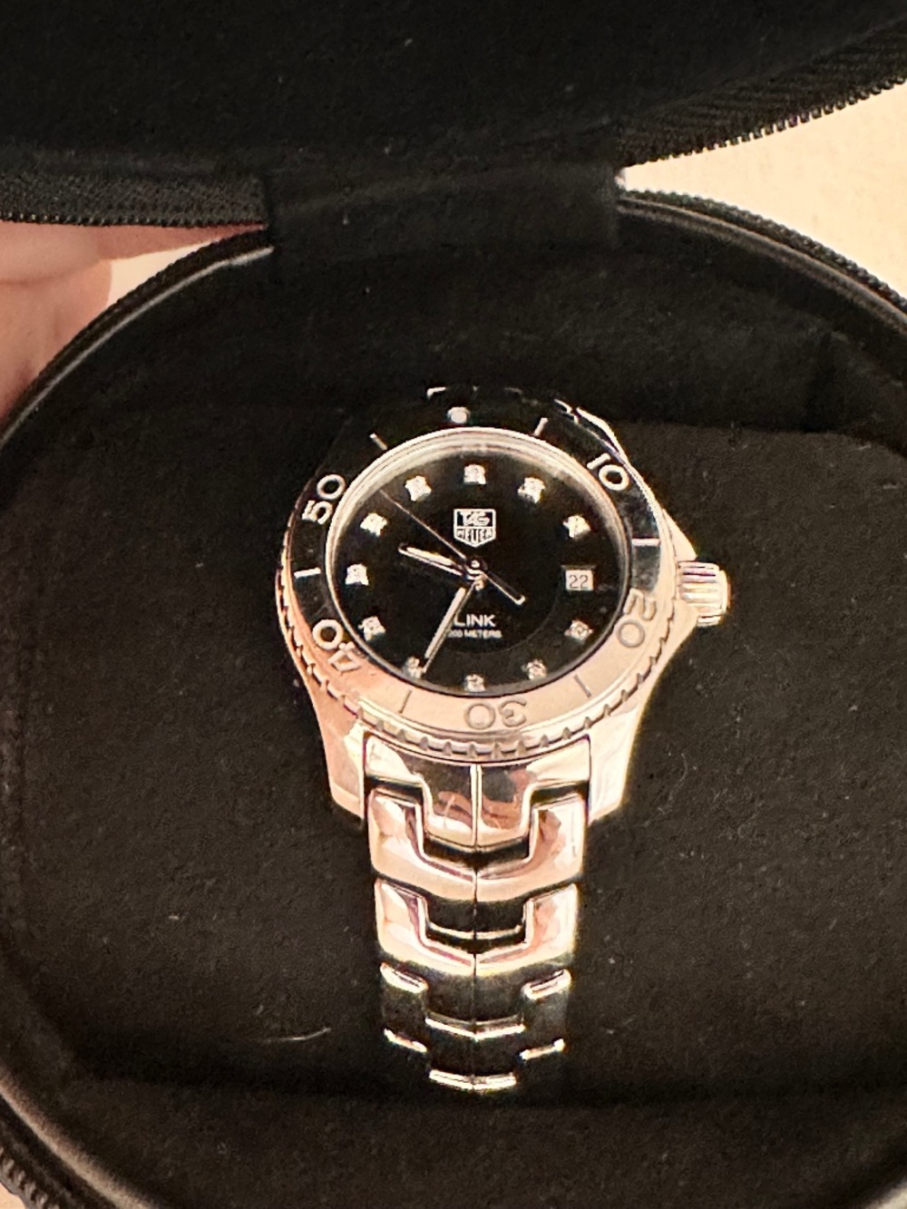TAG Heuer Link Two-Tone Diamond Watch – 200M Swiss--AUTHENTIC